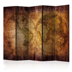 Sermi - World on old map II [Room Dividers] hinta ja tiedot | Sermit ja tilanjakajat | hobbyhall.fi