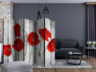 Sermi - Tale of Red Poppies II [Room Dividers] hinta ja tiedot | Sermit ja tilanjakajat | hobbyhall.fi