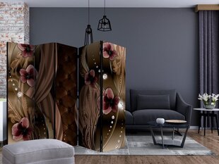 Sermi - Burgundy pansies II [Room Dividers] hinta ja tiedot | Sermit ja tilanjakajat | hobbyhall.fi
