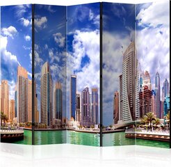 Sermi - Cumulus over Dubai II [Room Dividers] hinta ja tiedot | Sermit ja tilanjakajat | hobbyhall.fi