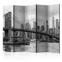 Sermi - Road to Manhattan (Black and White) II [Room Dividers] hinta ja tiedot | Sermit ja tilanjakajat | hobbyhall.fi