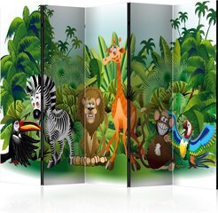 Sermi - Jungle Animals II [Room Dividers] hinta ja tiedot | Sermit ja tilanjakajat | hobbyhall.fi