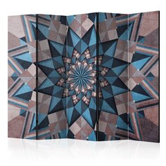 Sermi - Star Mandala (Brown and Blue) II [Room Dividers] hinta ja tiedot | Sermit ja tilanjakajat | hobbyhall.fi