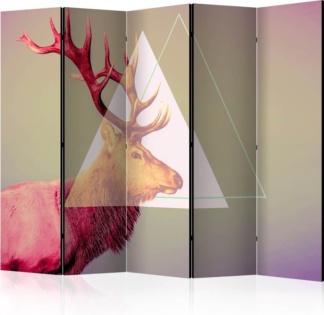 Sermi - deer (graphic pattern) II [Room Dividers] hinta ja tiedot | Sermit ja tilanjakajat | hobbyhall.fi