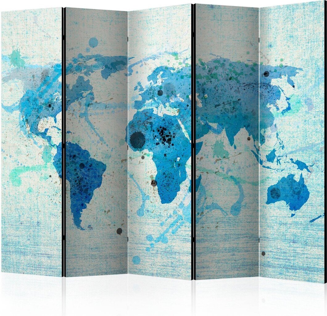 Sermi - Cruising and sailing - The World map II [Room Dividers] hinta ja tiedot | Sermit ja tilanjakajat | hobbyhall.fi