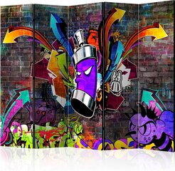 Sermi - Graffiti: Colourful attack II [Room Dividers] hinta ja tiedot | Sermit ja tilanjakajat | hobbyhall.fi