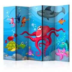 Sermi - Octopus and shark II [Room Dividers] hinta ja tiedot | Sermit ja tilanjakajat | hobbyhall.fi