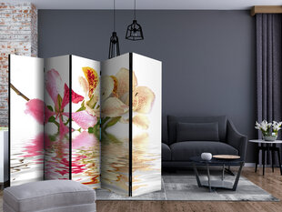 Sermi - Tropical flowers - orchid tree (bauhinia) II [Room Dividers] hinta ja tiedot | Sermit ja tilanjakajat | hobbyhall.fi