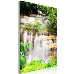 Kuva - Paradise Waterfall (1 Part) Vertical hinta ja tiedot | Taulut | hobbyhall.fi