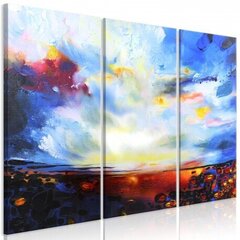 Kuva - Colourful Sky (3 Parts) hinta ja tiedot | Taulut | hobbyhall.fi