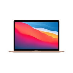 Apple MacBook Air 13” M1 8C CPU, 7C 8/256GB Gold INT MGND3ZE/A hinta ja tiedot | Kannettavat tietokoneet | hobbyhall.fi