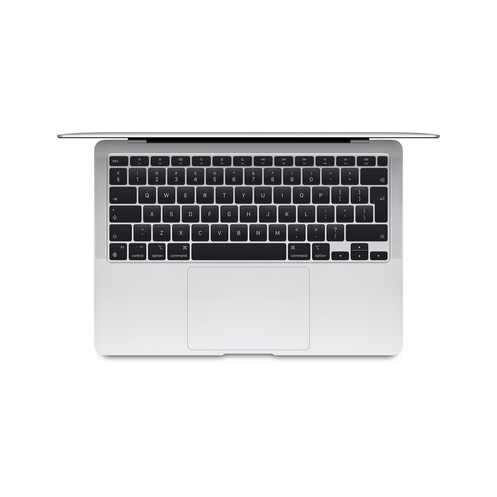 MacBook Air 13” Apple M1 8C CPU, 7C GPU/8GB/256GB SSD/Silver/SWE - MGN93KS/A hinta ja tiedot | Kannettavat tietokoneet | hobbyhall.fi