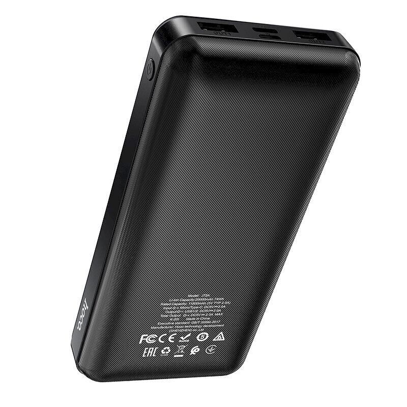 Hoco J72 Power Bank/ulkoinen kannettava akku 20000 mAh/2 x USB, musta hinta ja tiedot | Varavirtalähteet | hobbyhall.fi