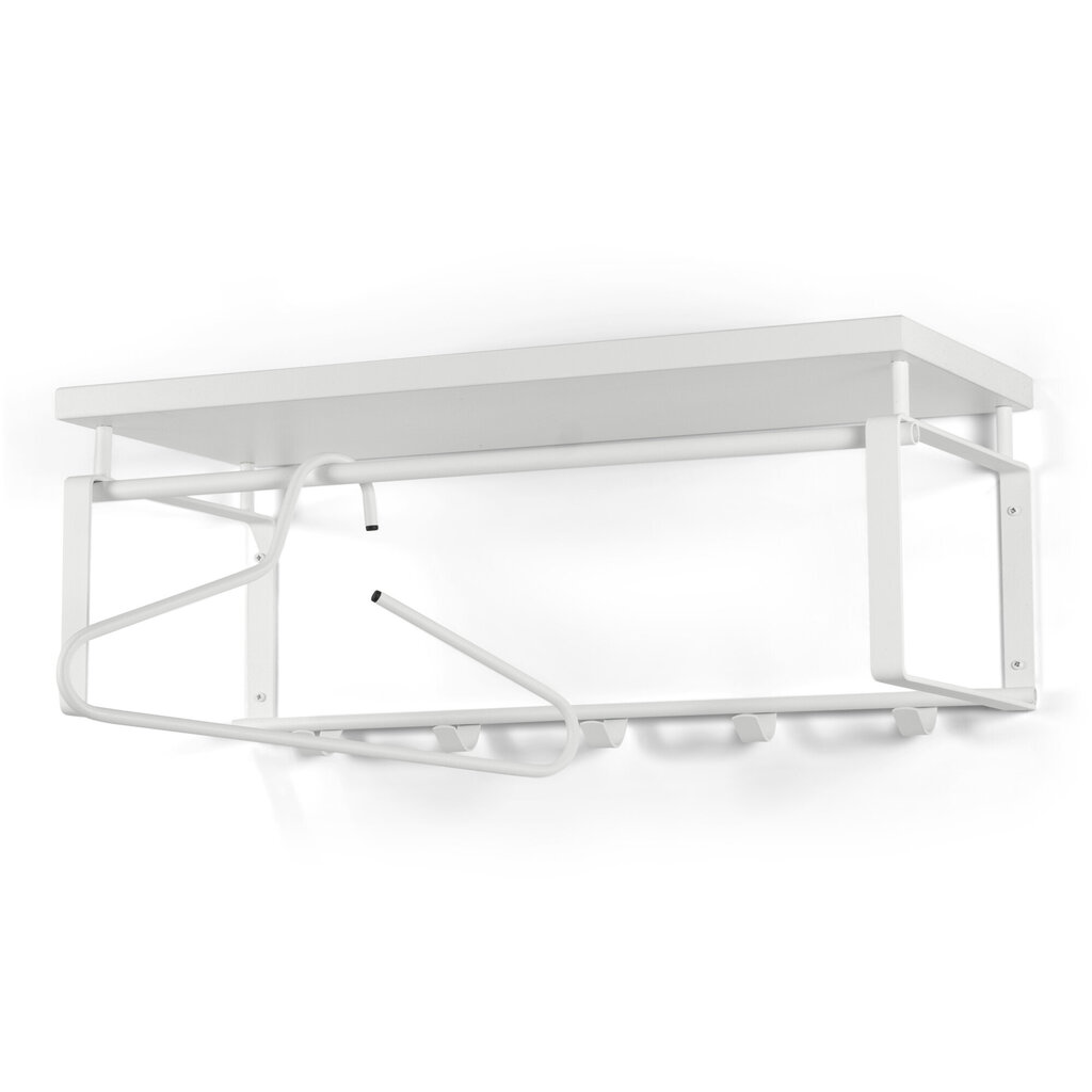 REX 3 GW127-BS-02 SEINÄKIINNIKE 70X28X29 CM METALLINEN MUSTA / METALLI, Musta hinta ja tiedot | Naulakot | hobbyhall.fi