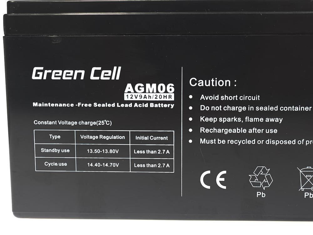 Green Cell AGM06 hinta ja tiedot | UPS-laitteet | hobbyhall.fi