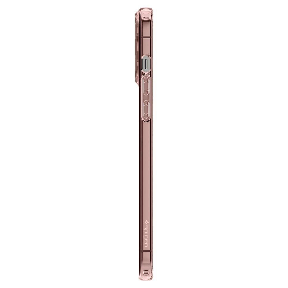 Puhelinkotelo Spigen Crystal Flex, iPhone 13 Pro Maxille, vaaleanpunainen hinta ja tiedot | Puhelimen kuoret ja kotelot | hobbyhall.fi