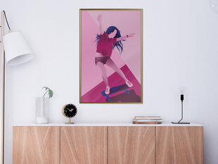 Juliste - Girl on a Skateboard hinta ja tiedot | Taulut | hobbyhall.fi