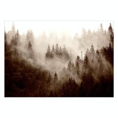 Valokuvatapetti- Mountain Forest, Seepia 441x315 cm hinta ja tiedot | Valokuvatapetit | hobbyhall.fi