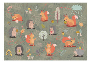 Valokuvatapetti- Friends Forest 300x210 300x210 hinta ja tiedot | Valokuvatapetit | hobbyhall.fi