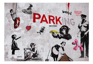 Valokuvatapetti - [Banksy] Graffiti Diveristy, 200x140 hinta ja tiedot | Valokuvatapetit | hobbyhall.fi