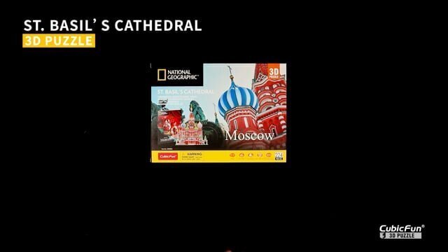 3D-pulma Cubicfun NatGeo: St. Basilin katedraali hinta ja tiedot | Palapelit | hobbyhall.fi