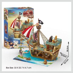 3D-pulma Cubicfun Pirate Ship hinta ja tiedot | CubicFun Lelut yli 3-vuotiaille lapsille | hobbyhall.fi
