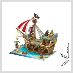 3D-pulma Cubicfun Pirate Ship hinta ja tiedot | CubicFun Lelut yli 3-vuotiaille lapsille | hobbyhall.fi