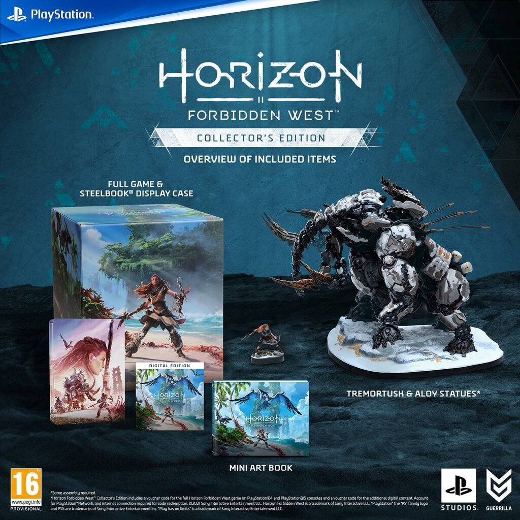 PS5 Horizon Forbidden West Collector's Edition - Digital Download (PRE-ORDER ONLY 18.02.2022) hinta ja tiedot | Tietokone- ja konsolipelit | hobbyhall.fi