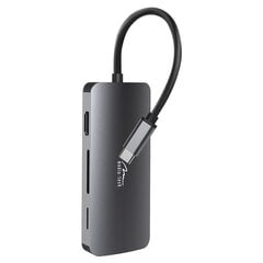 Media-Tech MT5044 adapteri, USB-C/USB-A/HDMI/RJ-45/micro SD hinta ja tiedot | Adapterit | hobbyhall.fi