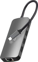 Media-Tech MT5044 adapteri, USB-C/USB-A/HDMI/RJ-45/micro SD hinta ja tiedot | Adapterit | hobbyhall.fi