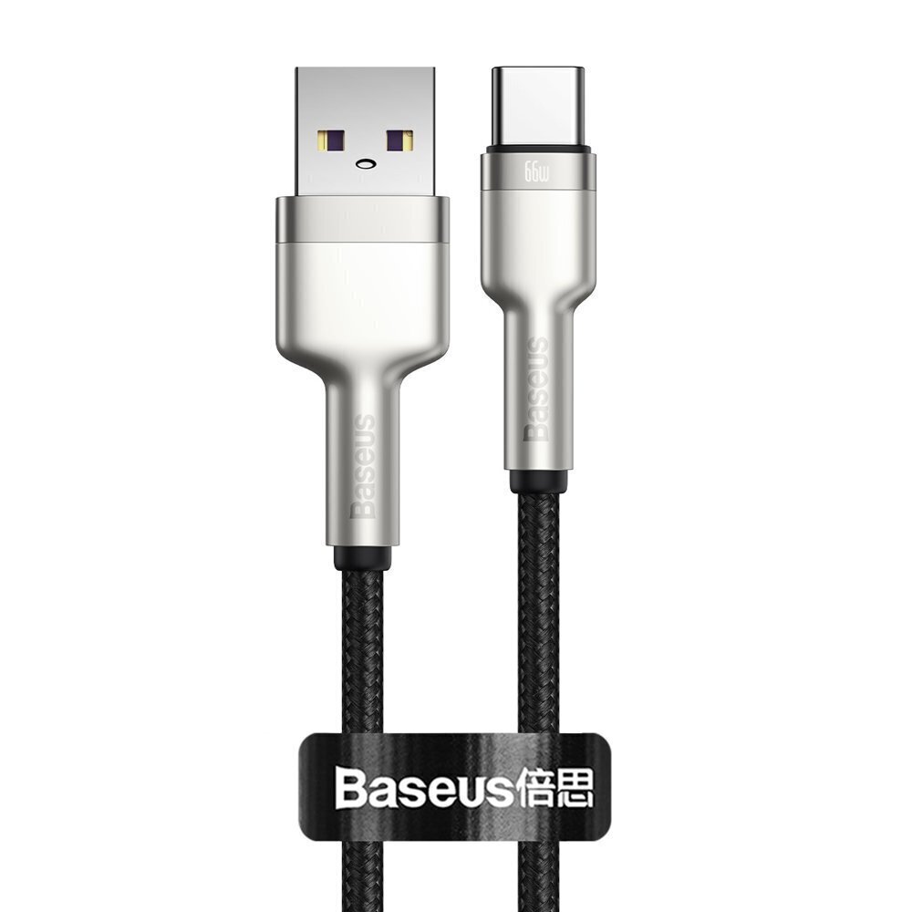 Baseus kaapeli, USB - USB-C, 66W, 25cm, CAKF0000001 hinta ja tiedot | Puhelinkaapelit | hobbyhall.fi