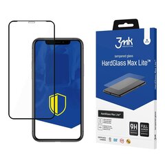 .Apple iPhone X/XS/11 Pro BL - 3mk HardGlass Max Lite™ näytönsuoja hinta ja tiedot | Näytönsuojakalvot ja -lasit | hobbyhall.fi