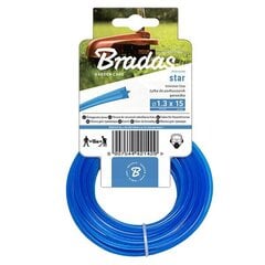 Bradas TRIMMER Star trimmerin siima, 2.7mm x 15m hinta ja tiedot | Puutarhatyökalujen tarvikkeet | hobbyhall.fi