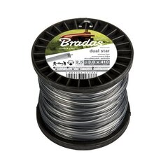 Bradas RIPPER DUAL Square siima, 2,7mm x 100m hinta ja tiedot | Puutarhatyökalujen tarvikkeet | hobbyhall.fi