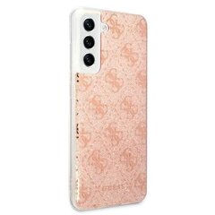 Puhelin kotelo Original Guess Saffiano sopii Samsung Galaxy S21 FE, vaaleanpunainen, hinta ja tiedot | Puhelimen kuoret ja kotelot | hobbyhall.fi