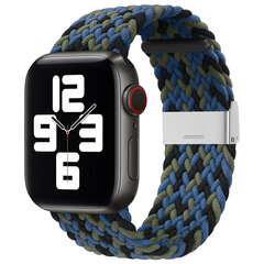 Apple Watch 7/6/SE/5/4/3/2, 41mm/40 mm/38 mm, sininen vaihtoranneke hinta ja tiedot | Älykellojen ja aktiivisuusrannekkeiden lisätarvikkeet | hobbyhall.fi