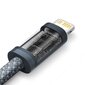 Baseus kaapeli iPhone USB Type C - Lightning 2m, Virransyöttö 20W harmaa (CALD000116) hinta ja tiedot | Puhelinkaapelit | hobbyhall.fi