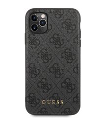 Guess 4G Hard Case Metal -logo iPhone 11 Pro Harmaa hinta ja tiedot | Puhelimen kuoret ja kotelot | hobbyhall.fi