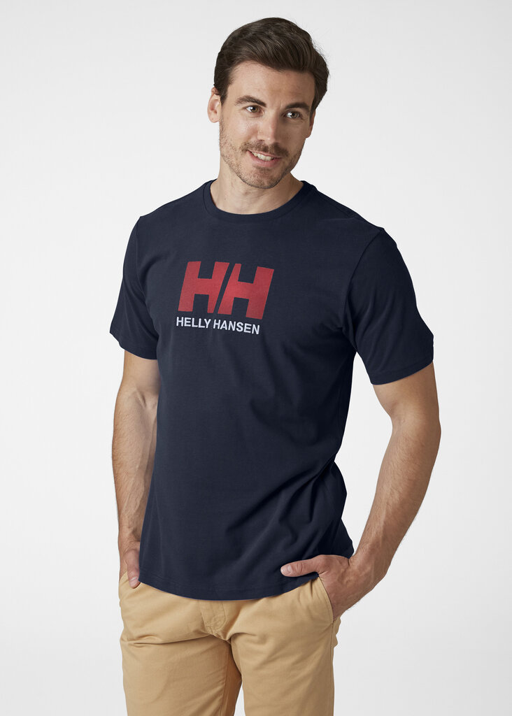 Helly Hansen miesten T-paita Logo, tummansininen hinta ja tiedot | Miesten T-paidat | hobbyhall.fi