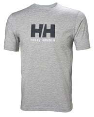 Helly Hansen miesten T-paita Logo, harmaa hinta ja tiedot | Miesten T-paidat | hobbyhall.fi