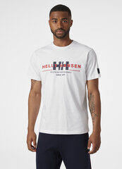 Helly Hansen miesten t-paita GRAPHIC, valkoinen hinta ja tiedot | Miesten T-paidat | hobbyhall.fi