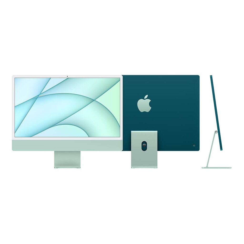Apple iMac 24” M1 8/256GB Green INT MGPH3ZE/A hinta ja tiedot | Pöytätietokoneet | hobbyhall.fi