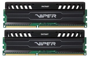 Patriot Viper 3 DDR3 2x8GB 1866MHz CL10 XMP (PV316G186C0K) hinta ja tiedot | Muisti (RAM) | hobbyhall.fi