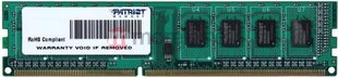 Patriot Signature DDR3 4GB 1600MHz CL11 (PSD34G160081) hinta ja tiedot | Muisti (RAM) | hobbyhall.fi