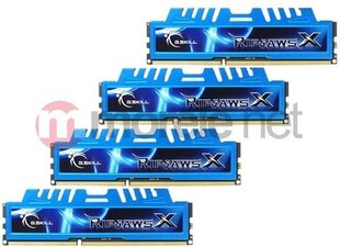 G.Skill RipjawsX X79 DDR3 4x8GB 1600MHz CL9 XMP (F3-1600C9Q-32GXM) hinta ja tiedot | Muisti (RAM) | hobbyhall.fi