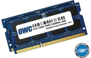 OWC DDR3 SODIMM 2x4GB 1600MHz CL11 Apple Qualified (OWC1600DDR3S08S) hinta ja tiedot | Muisti (RAM) | hobbyhall.fi