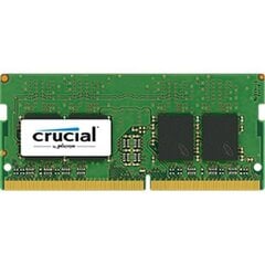 RAM Crucial 4GB 2400MHz DDR4 CL17 SODIMM CT4G4SFS824A. hinta ja tiedot | Muisti (RAM) | hobbyhall.fi