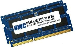 OWC SO-DIMM DDR3 4GB 1600MHz CL11 Low Voltage Apple Qualified (OWC1600DDR3S4GB) hinta ja tiedot | Muisti (RAM) | hobbyhall.fi