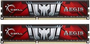 G.Skill DDR3 8GB (4GBx2) 1600MHz, CL11, AEGIS Dual (F3-1600C11D-8GIS) hinta ja tiedot | G.Skill Tietokoneet ja pelaaminen | hobbyhall.fi