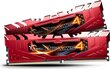 G.Skill DDR4 16GB (8GBx2) 2400MHz, CL15, Ripjaws 4 Red (F4-2400C15D-16GRR) hinta ja tiedot | Muisti (RAM) | hobbyhall.fi